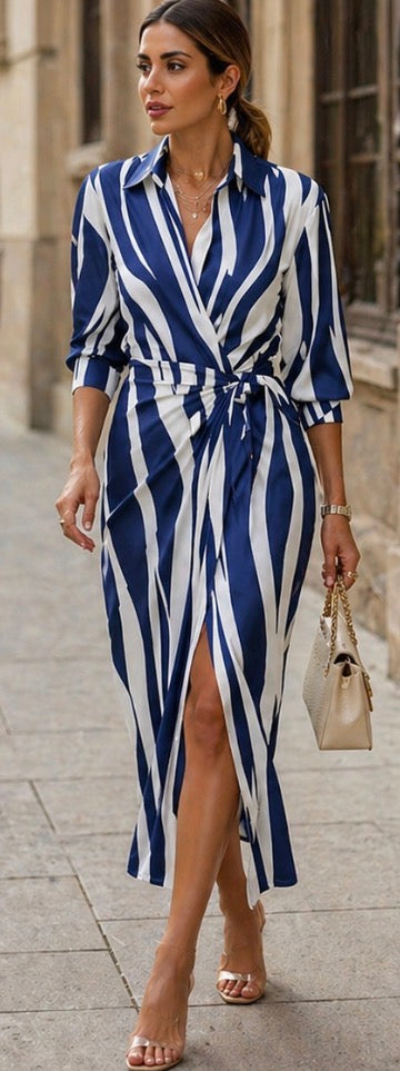Sylvie | Printed Wrap Dress