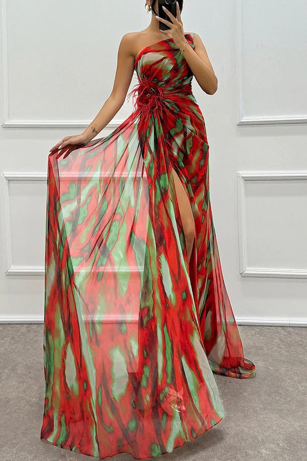 Marisol | Vibrant Draped Dress