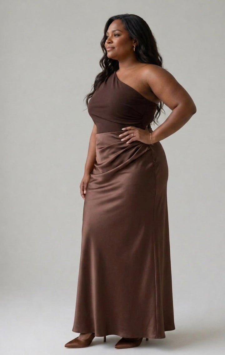Colette | Satin Maxi Dress