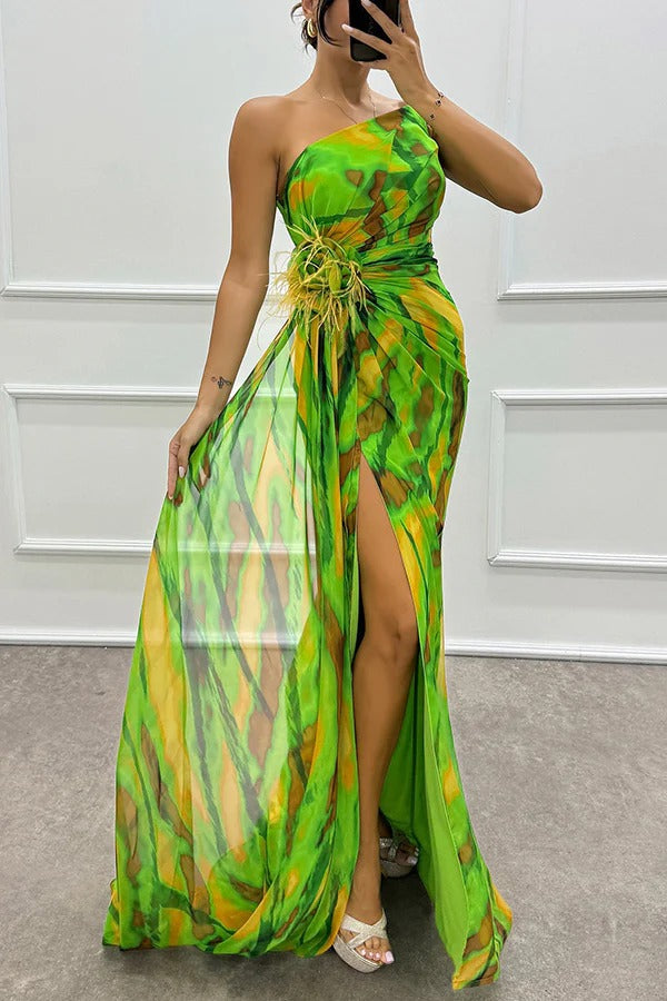 Marisol | Vibrant Draped Dress