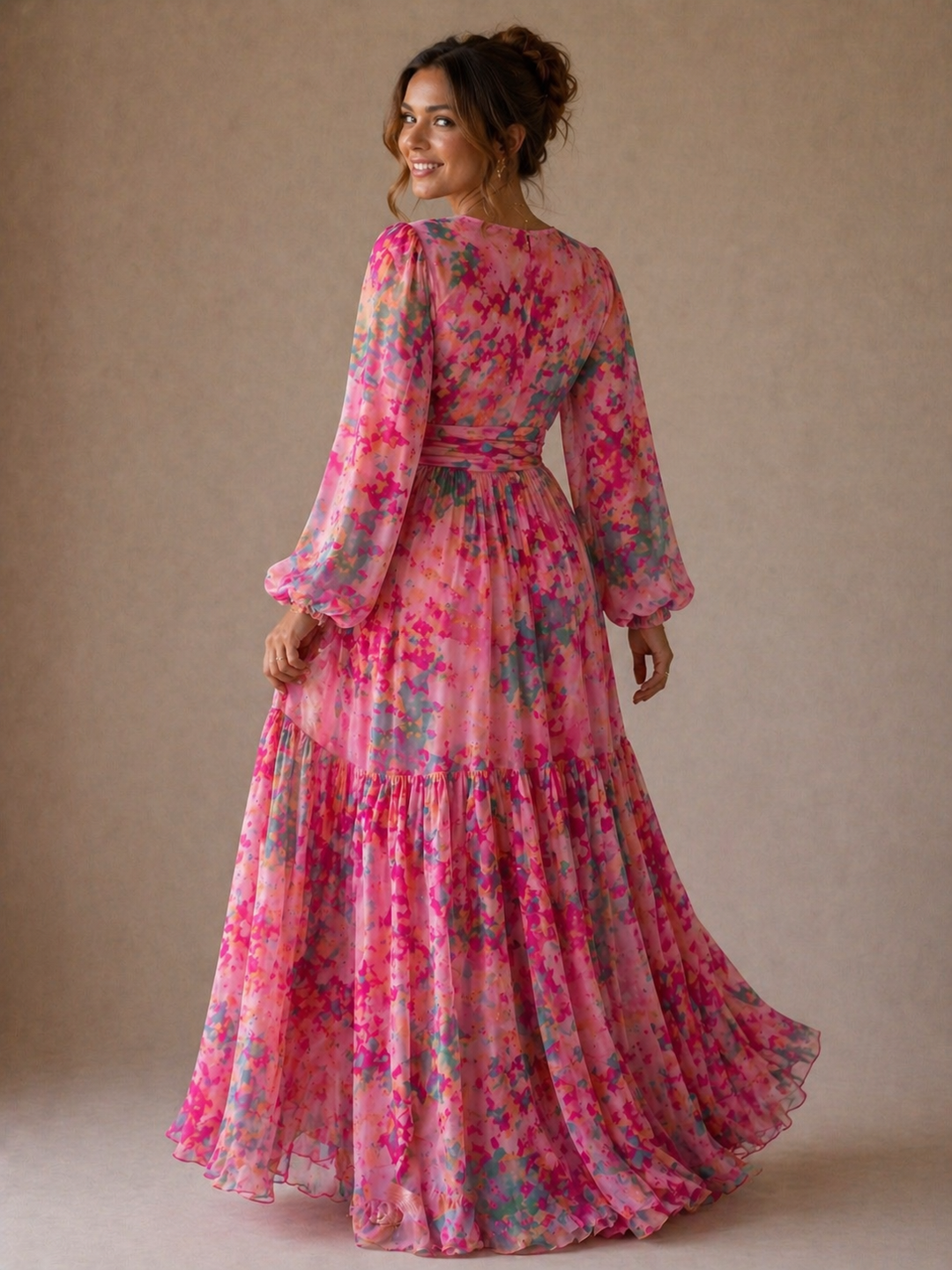Poppy | Wrap Dress with Floral Print
