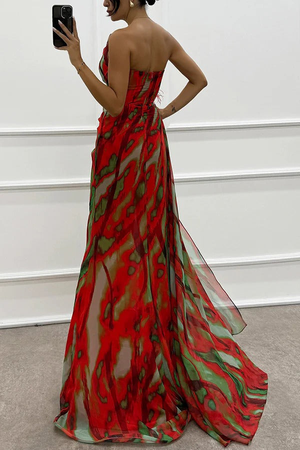 Marisol | Vibrant Draped Dress