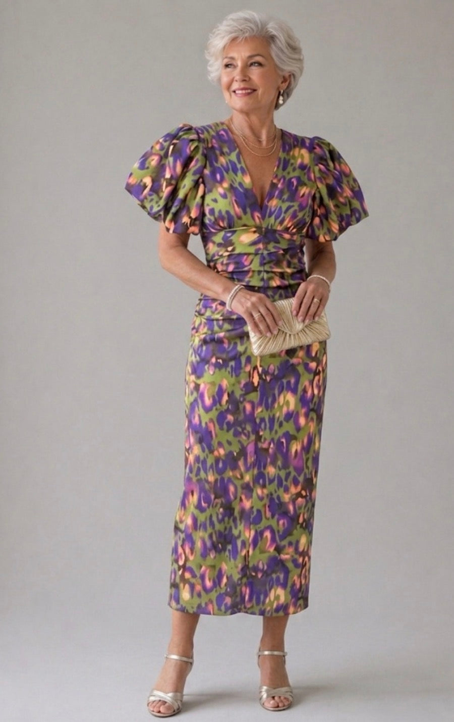Ottoline | Dress with Puff Sleeves