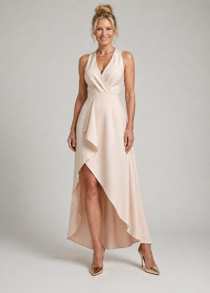 Rosemary | Midi Wrap Dress with V-Neck