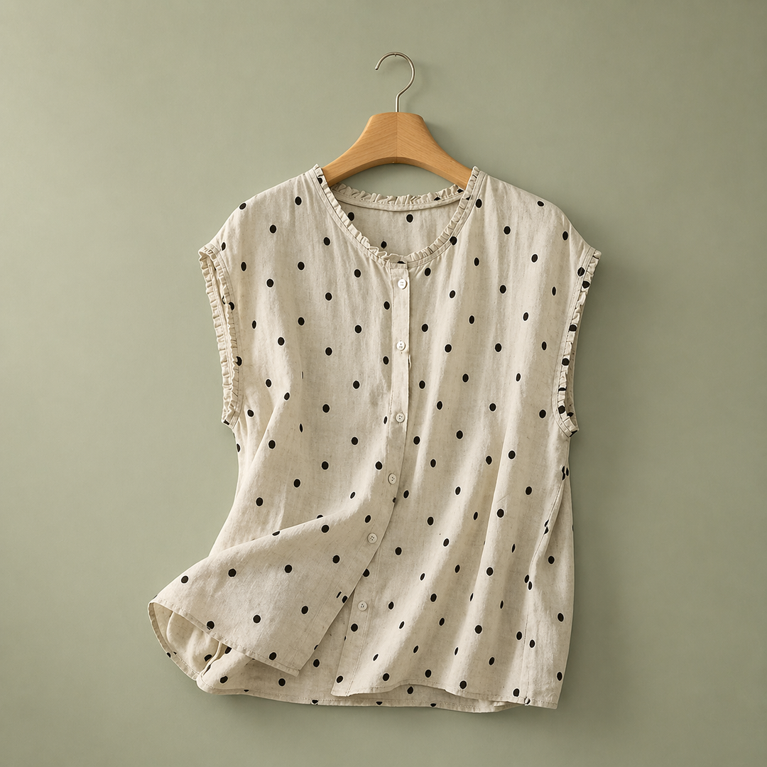Marielle Dot Blouse
