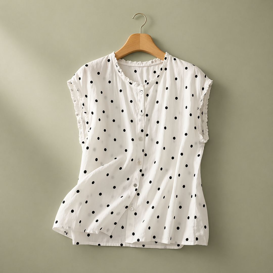 Marielle Dot Blouse