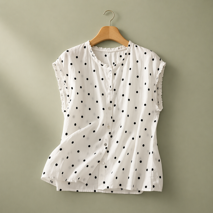 Marielle Dot Blouse