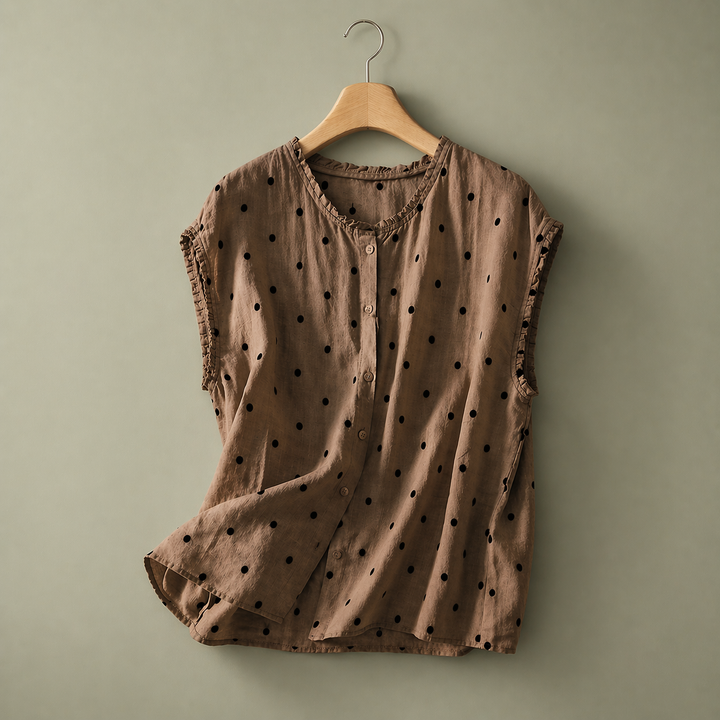 Marielle Dot Blouse