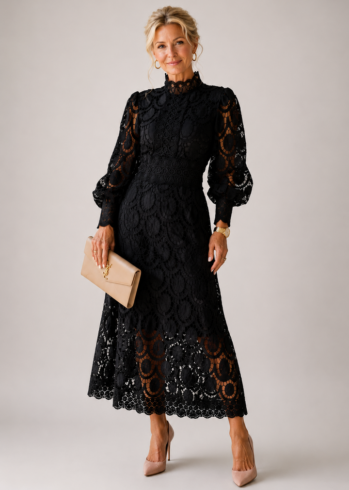 Rosalind | Lace Midi Dress