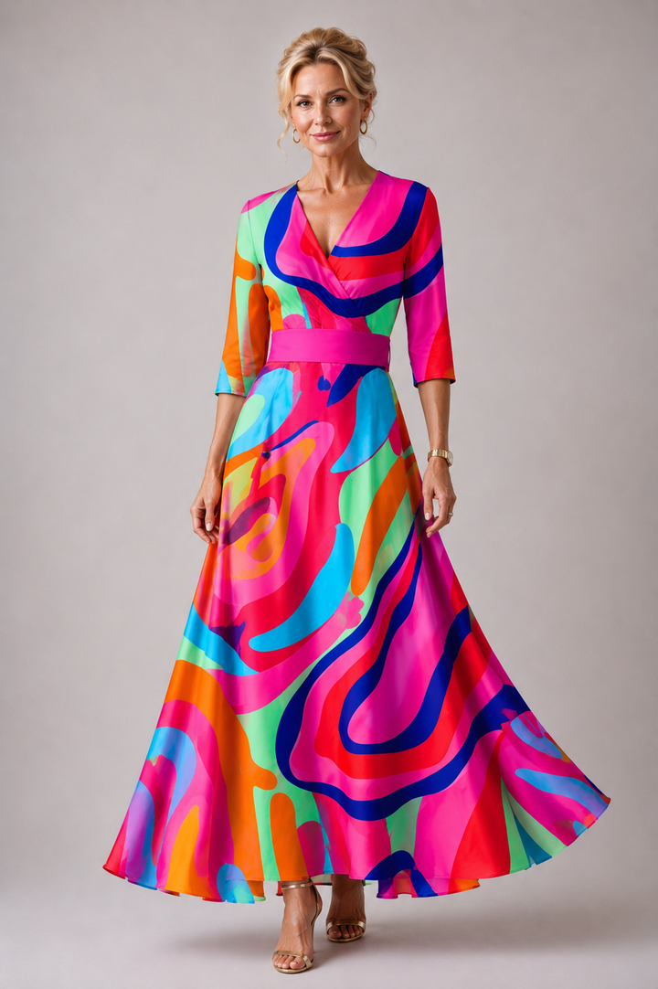 Nadia | Everyday Dress with V-Neck