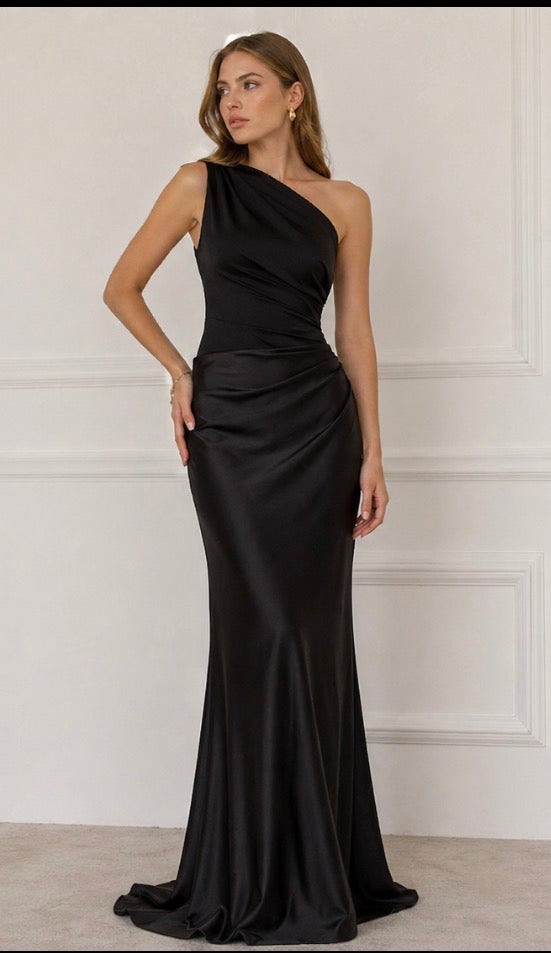 Colette | Satin Maxi Dress