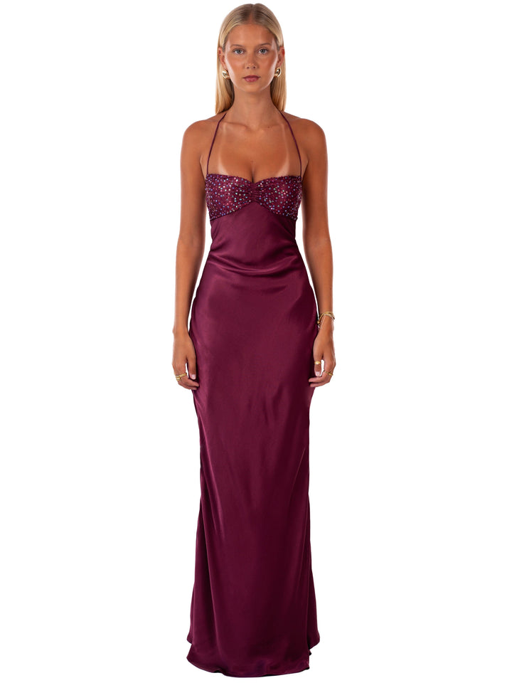 ANNA & JANE MELBOURNE | SATIN MAXI DRESS FOR WOMEN