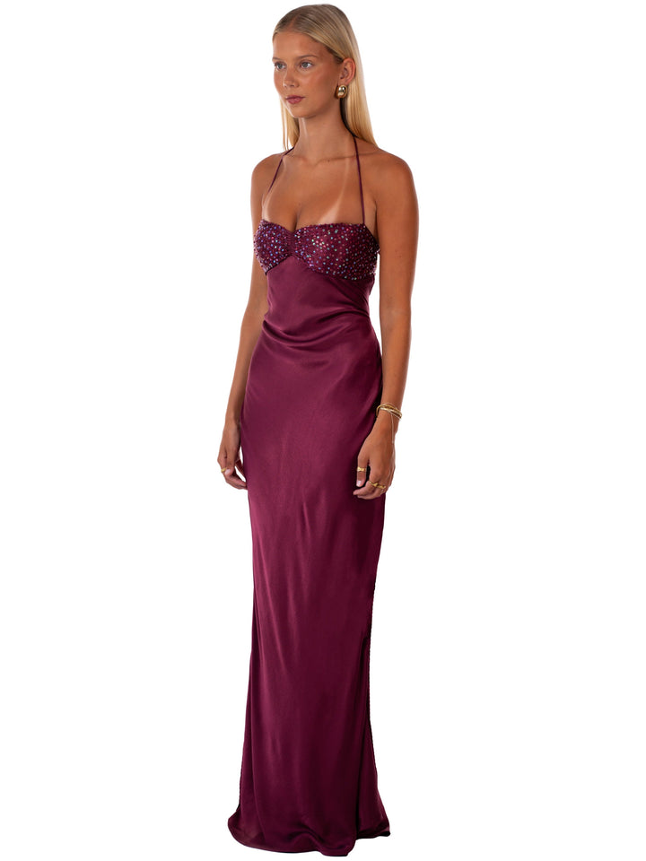 ANNA & JANE MELBOURNE | SATIN MAXI DRESS FOR WOMEN