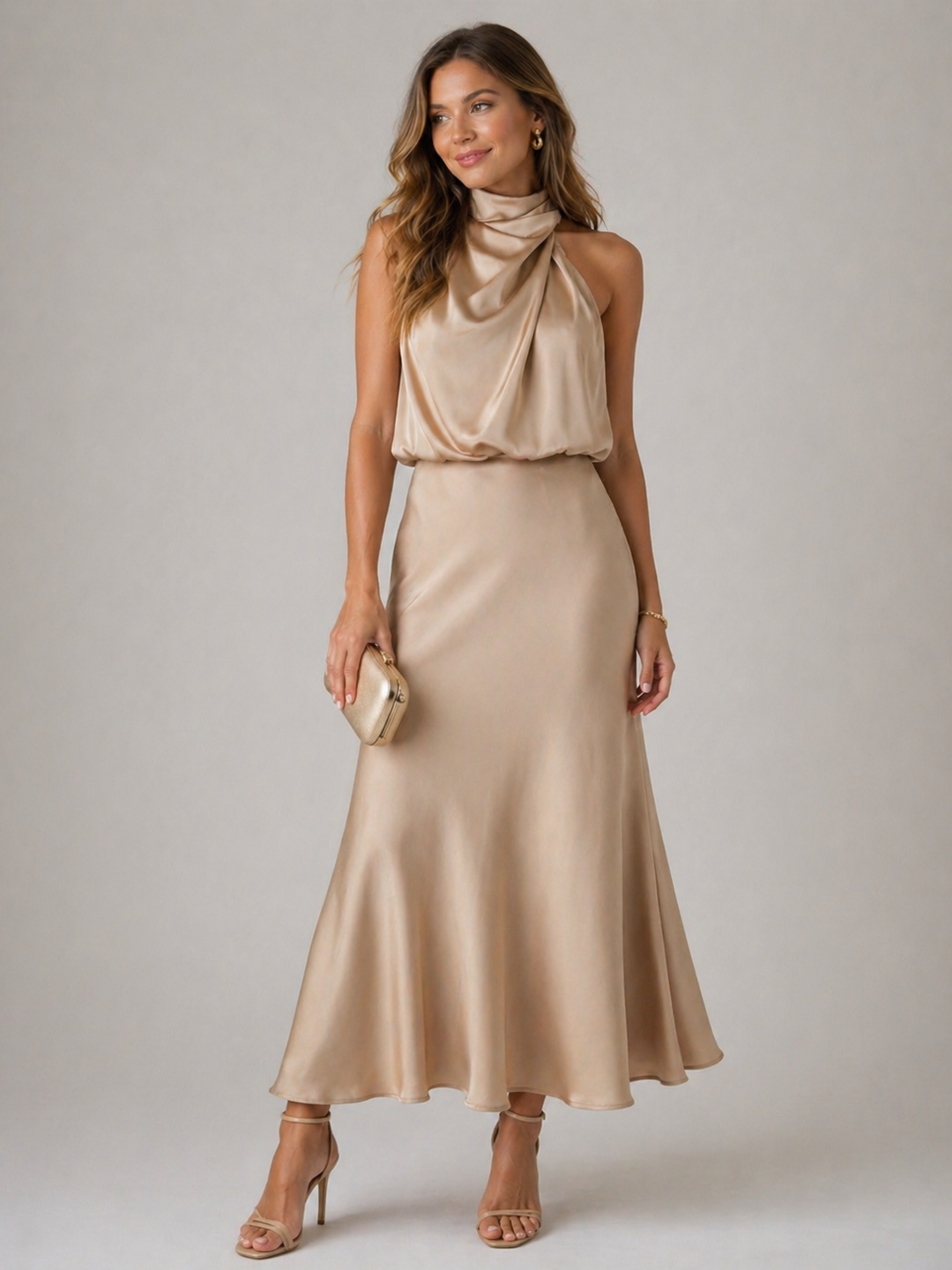 Lavinia | Draped Dress