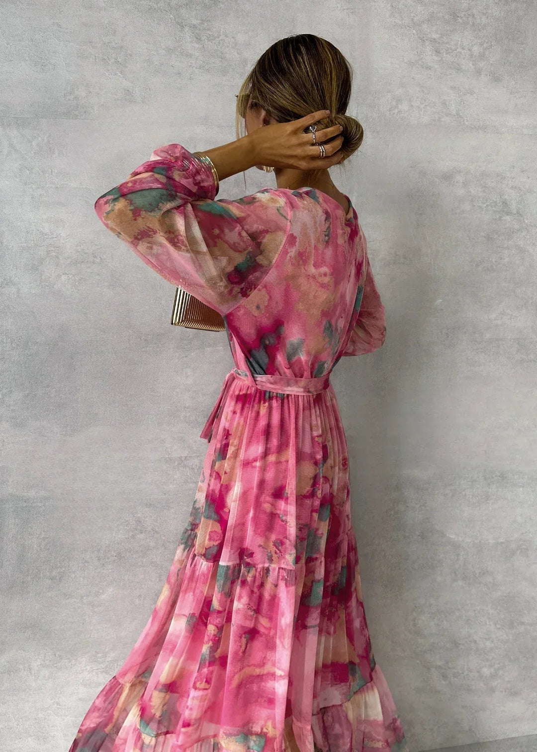 Poppy | Wrap Dress with Floral Print