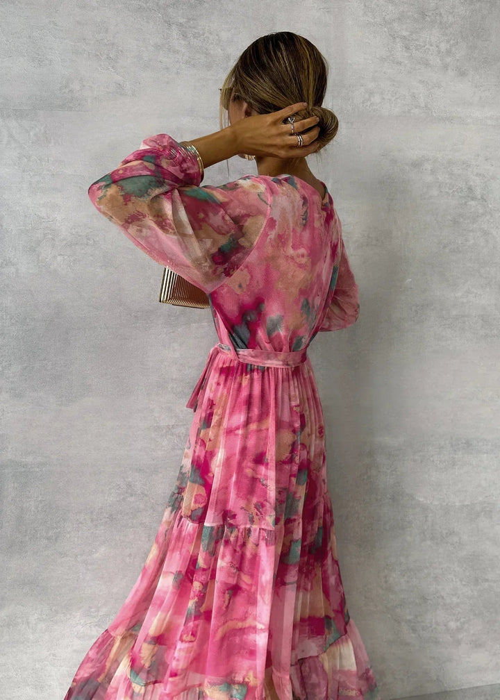 Poppy | Wrap Dress with Floral Print