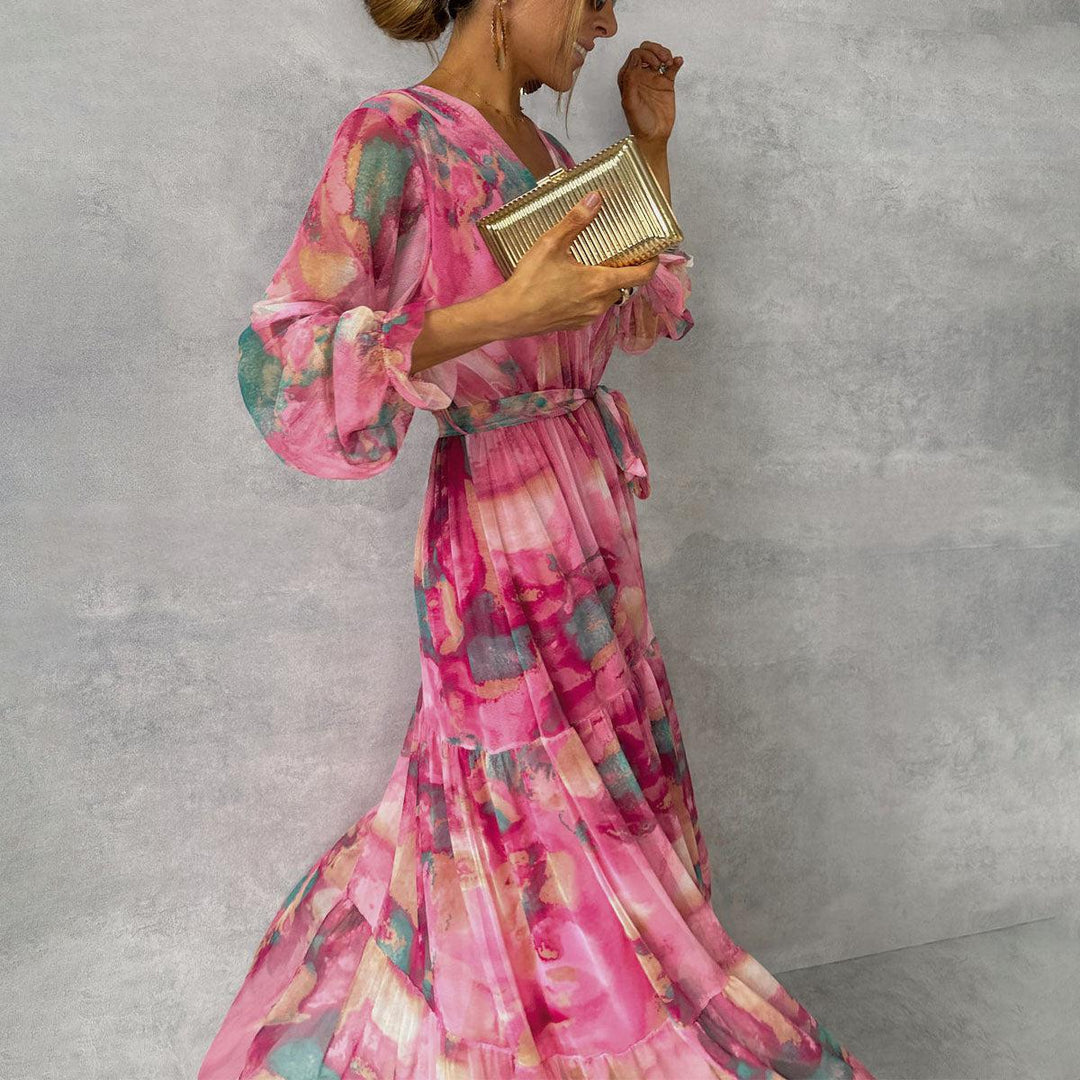 Poppy | Wrap Dress with Floral Print