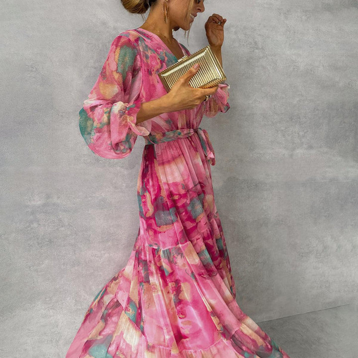 Poppy | Wrap Dress with Floral Print