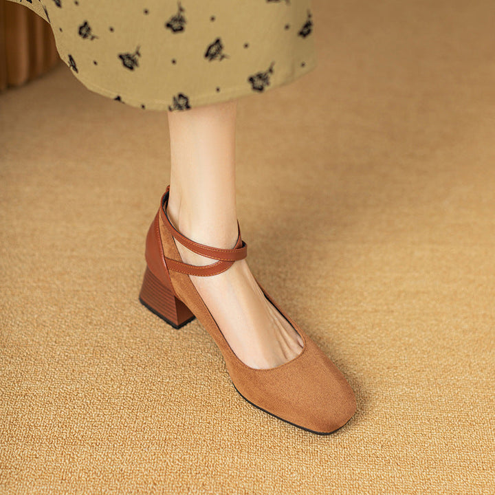 Avira™ Suede Slingback Heels