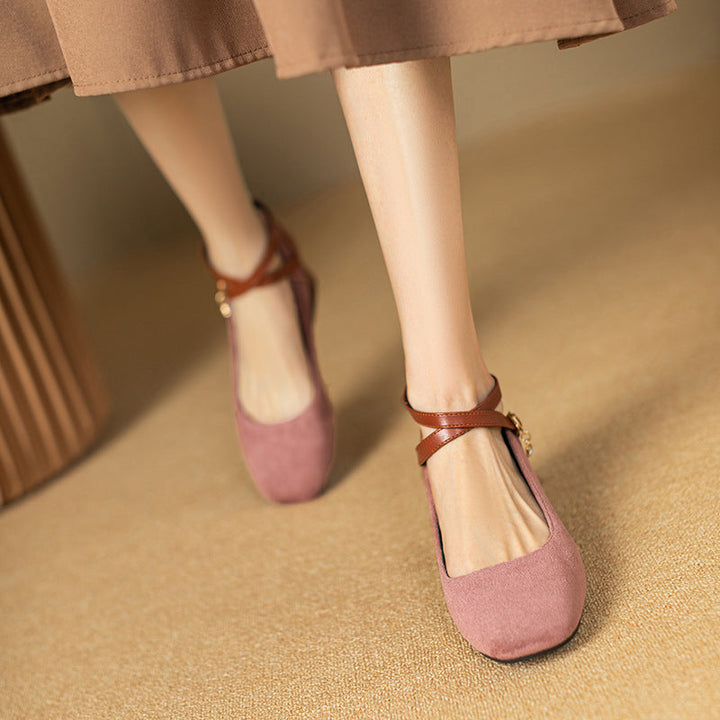 Avira™ Suede Slingback Heels