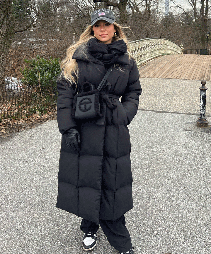 Elowen | Long Quilted Winter Coat