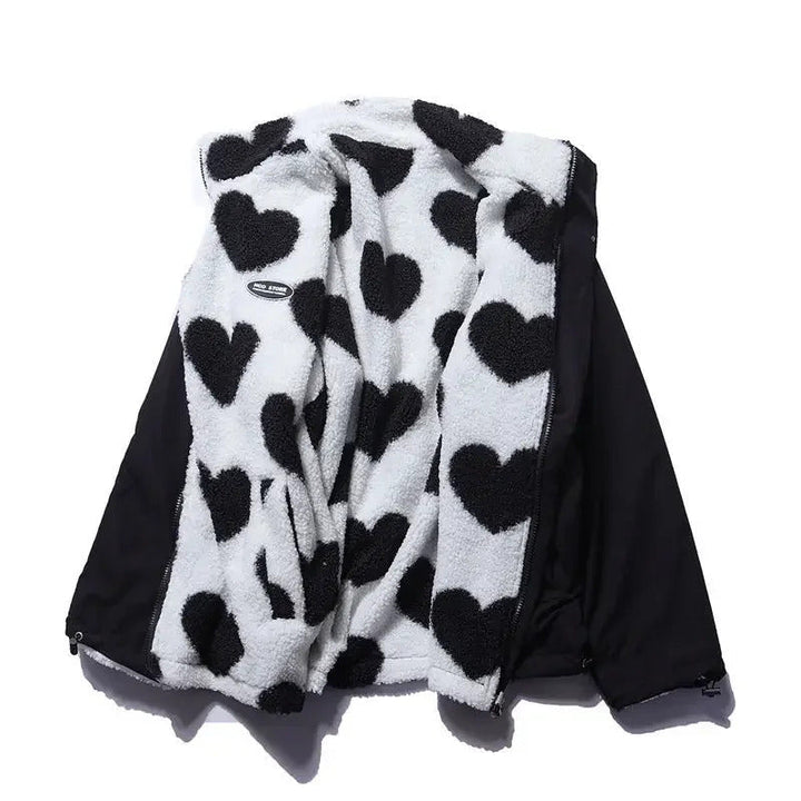 Amara | Reversible Heart-Detail Jacket