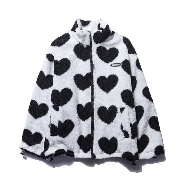Amara | Reversible Heart-Detail Jacket