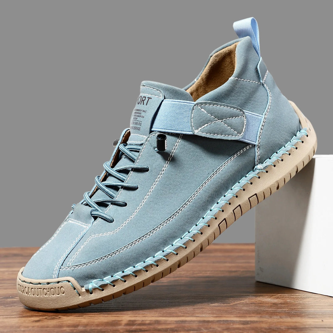 Victoria™ – Hand‑Stitched Leather Slip‑On Loafers