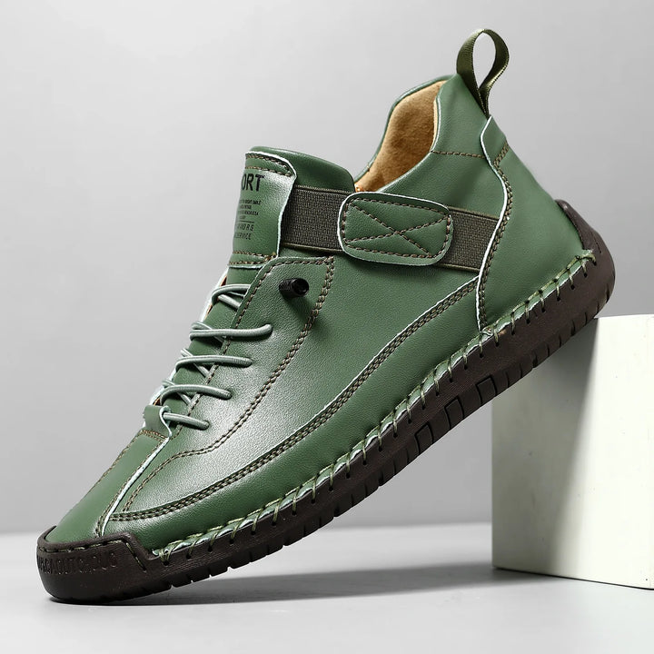 Victoria™ – Hand‑Stitched Leather Slip‑On Loafers