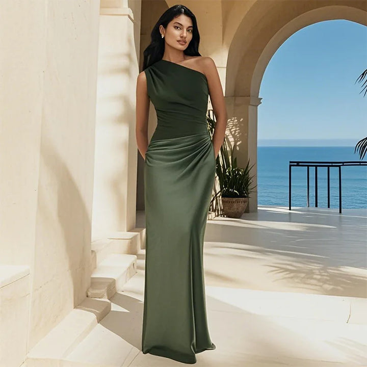 Colette | Satin Maxi Dress