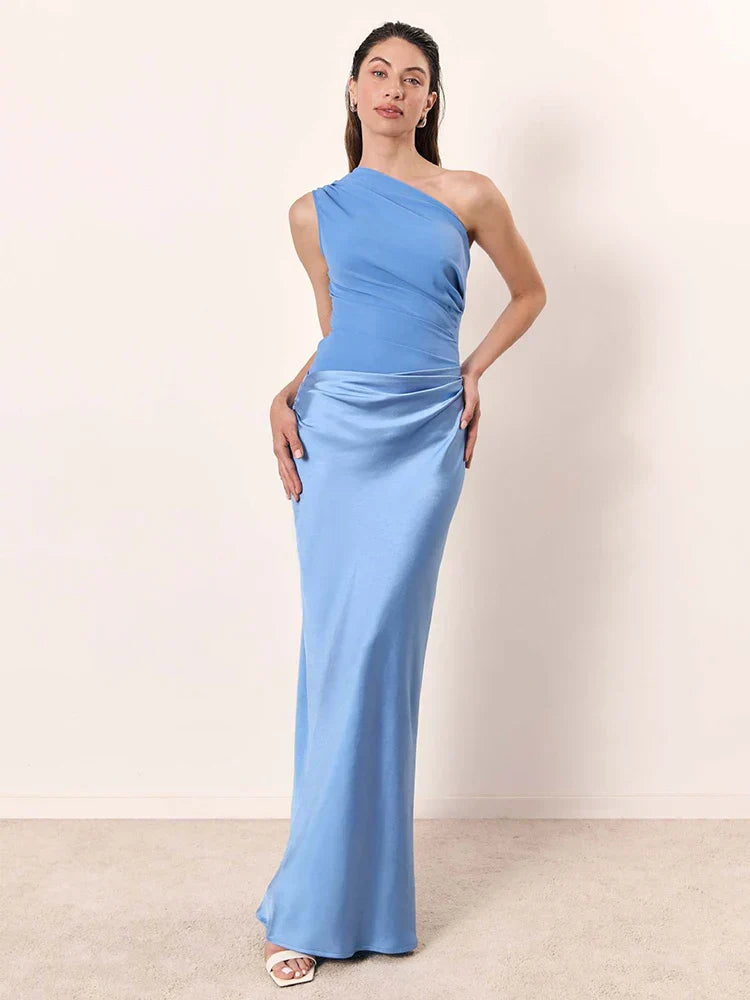 Colette | Satin Maxi Dress