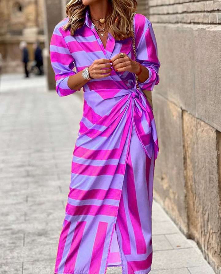 Sylvie | Printed Wrap Dress