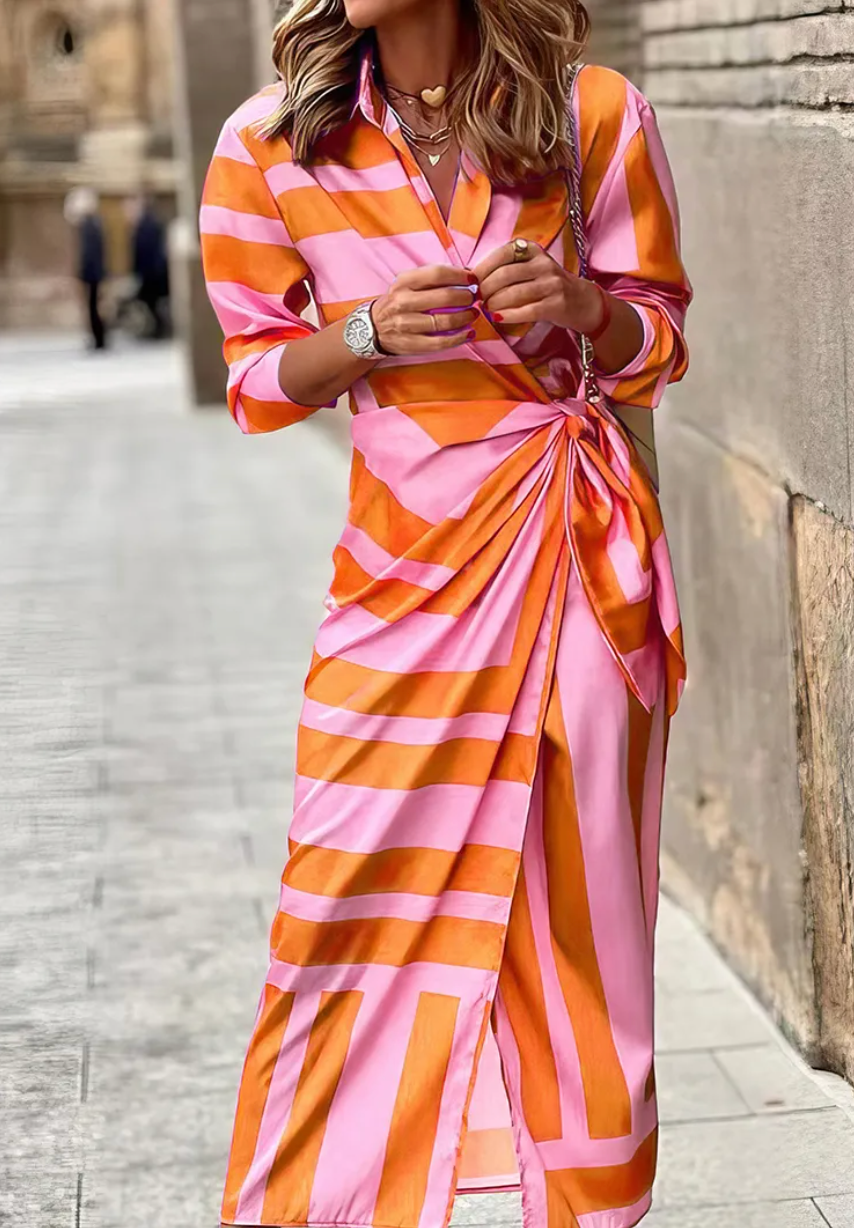 Sylvie | Printed Wrap Dress