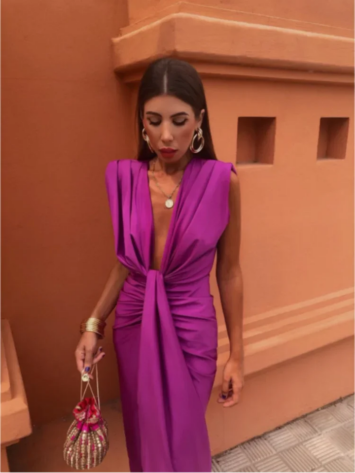 Theodora | Elegant Pleated Dress