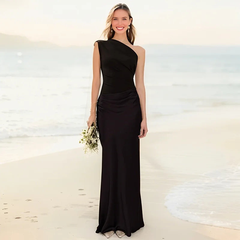 Colette | Satin Maxi Dress