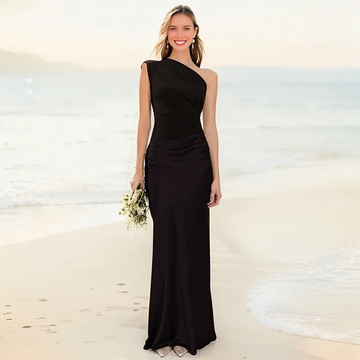 Colette | Satin Maxi Dress