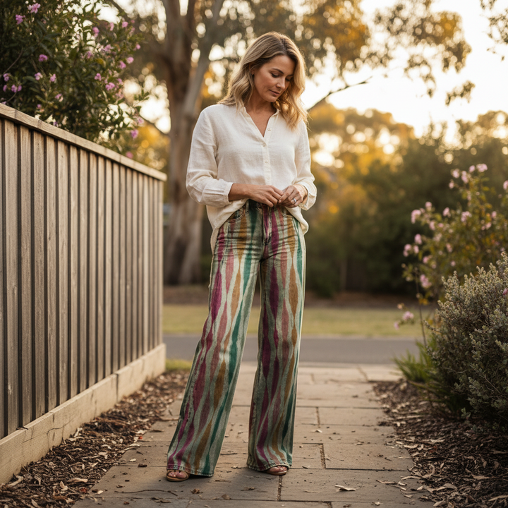 Lucia™ - Pantalon large fluide Boho