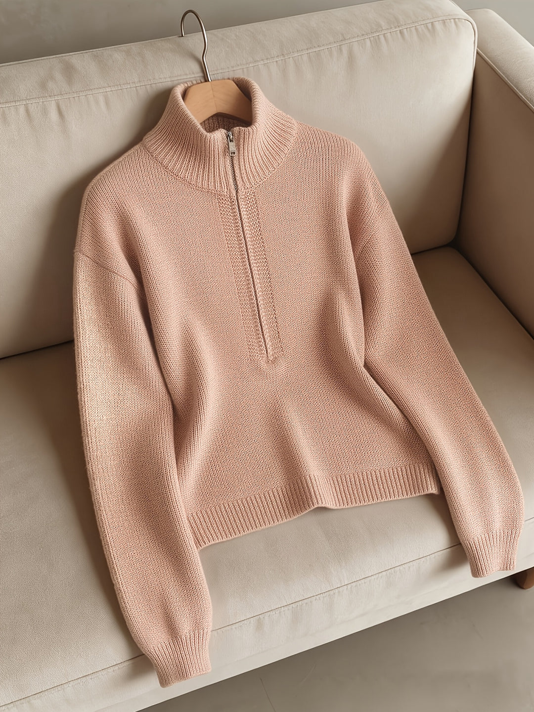 Jade half-zip pullover