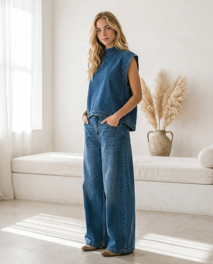 Cleo™ – Denim Co-Ord Set
