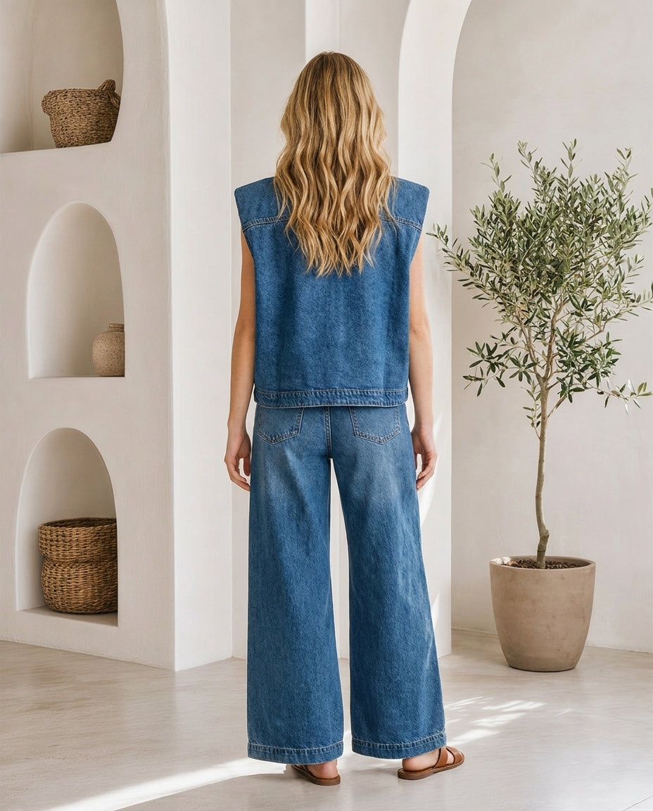 Cleo™ – Denim Co-Ord Set