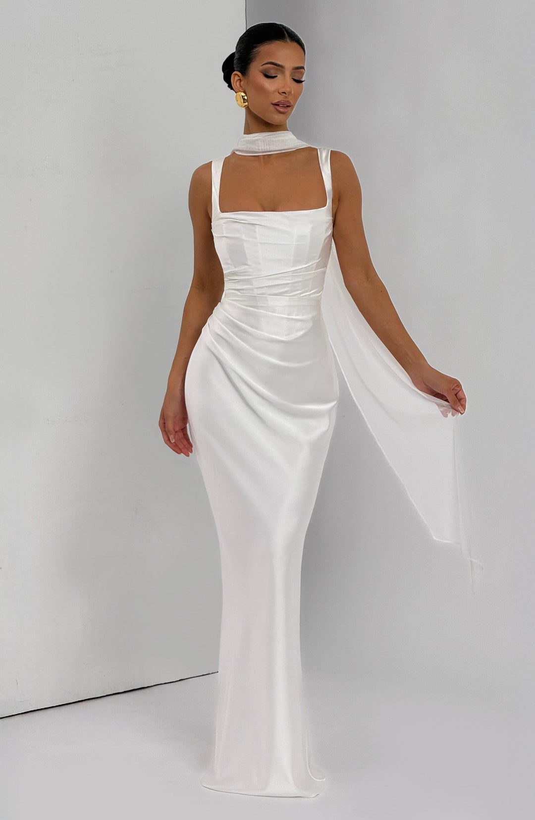 ANNA & JANE MELBOURNE | SQUARE NECK MAXI DRESS FOR WOMEN