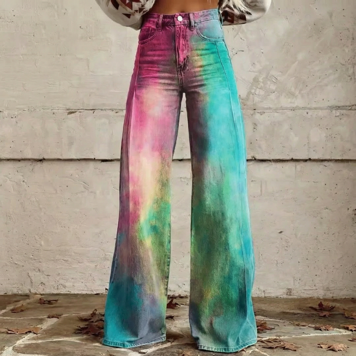 Marcella™ - Pantalon large prêt à voyager dans un style boho