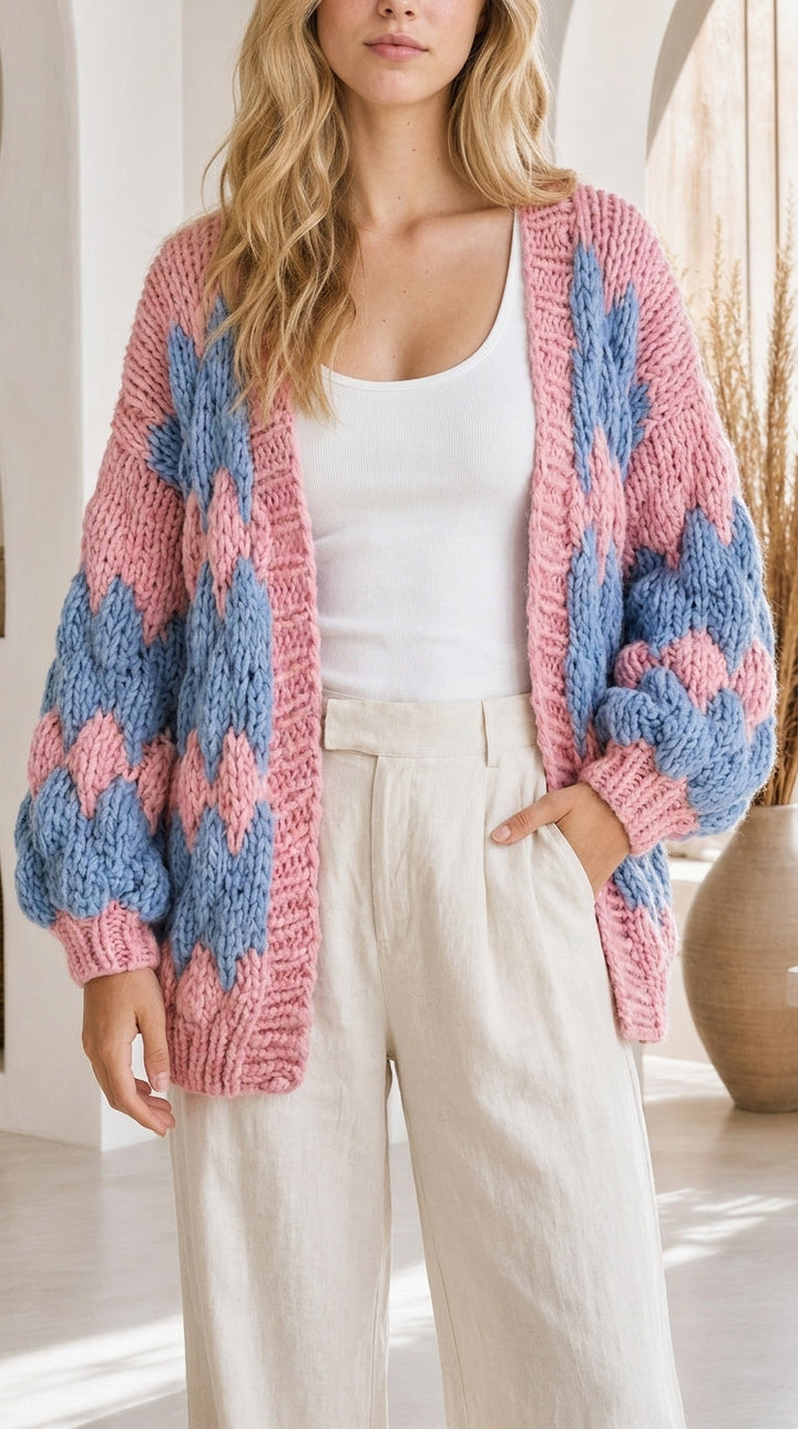 Maia – Wave Knit Cardigan