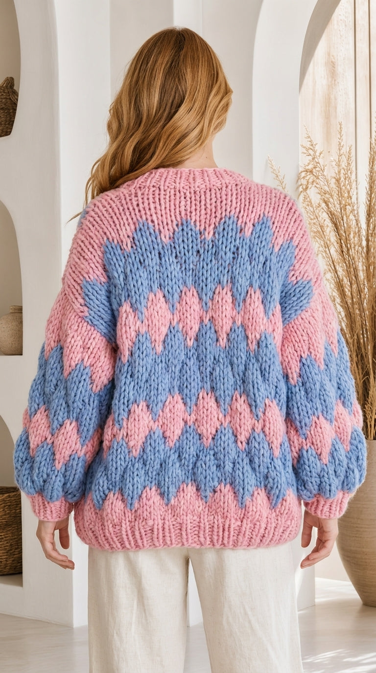 Maia – Wave Knit Cardigan