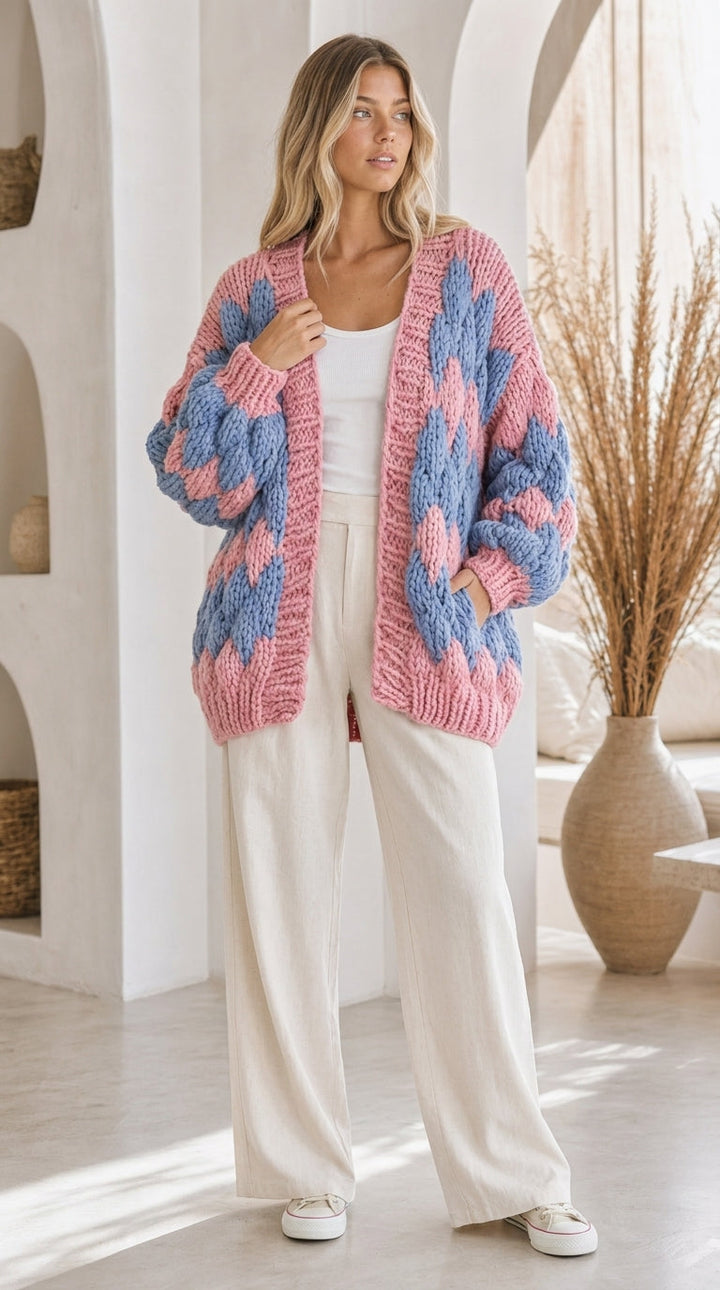 Maia – Wave Knit Cardigan