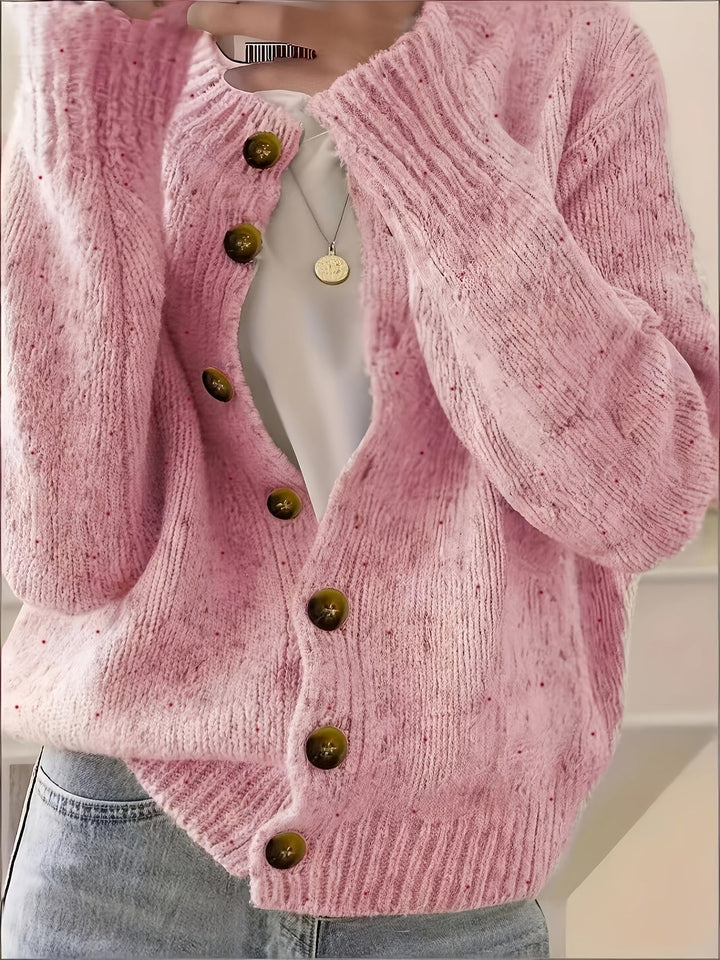 Poppy | Speckled Knit Cardigan