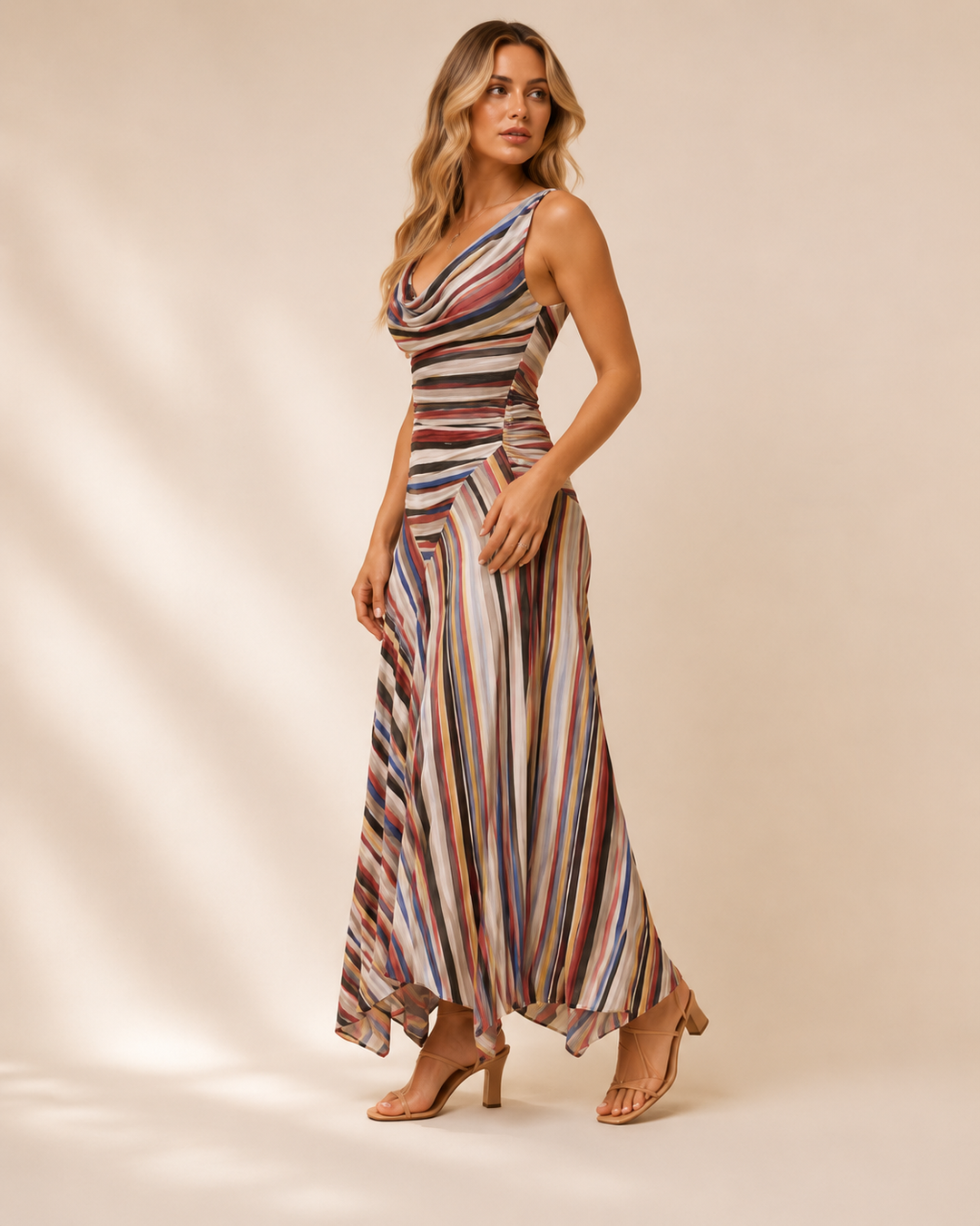 Sienna Stripe Maxi Dress