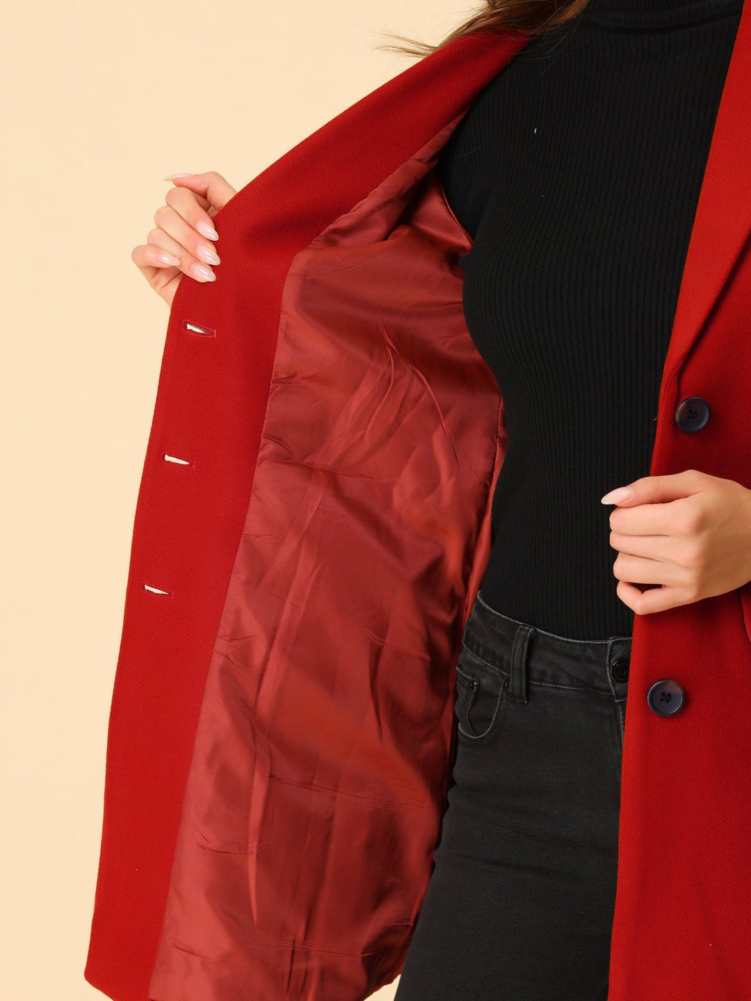 Marielle | Classic Wool Coat with Collar